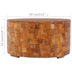 Table basse 60x60x35 cm Bois de teck massif 626784626784