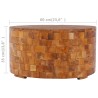 Table basse 60x60x35 cm Bois de teck massif 626784626784
