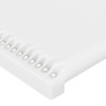 Tête de lit avec oreilles Blanc 103x23x78/88 cm Similicuir 626790626790