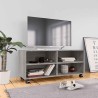Meuble TV sur roulettes Sonoma gris 90x35x35 cm Bois ingénierie 626791626791