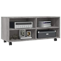 Meuble TV sur roulettes Sonoma gris 90x35x35 cm Bois ingénierie 626791626791
