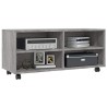 Meuble TV sur roulettes Sonoma gris 90x35x35 cm Bois ingénierie 626791626791