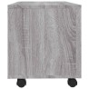 Meuble TV sur roulettes Sonoma gris 90x35x35 cm Bois ingénierie 626791626791
