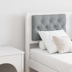 Tête de lit Autre Blanc et gris clair 135 cm Bois massif en pin 626792626792