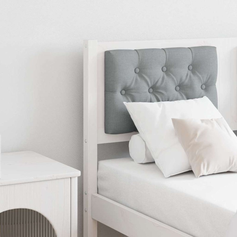 Tête de lit Autre Blanc et gris clair 135 cm Bois massif en pin 626792626792