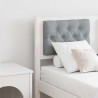 Tête de lit Autre Blanc et gris clair 135 cm Bois massif en pin 626792626792