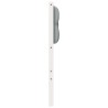 Tête de lit Autre Blanc et gris clair 135 cm Bois massif en pin 626792626792