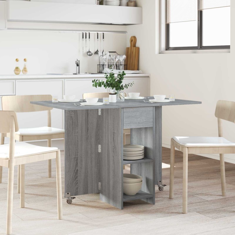 Table à dîner 115 x 70 x 75 cm Bois d'ingénierie Sonoma gris 626793626793