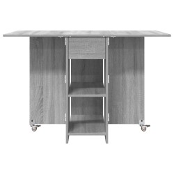 Table à dîner 115 x 70 x 75 cm Bois d'ingénierie Sonoma gris 626793626793
