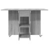 Table à dîner 115 x 70 x 75 cm Bois d'ingénierie Sonoma gris 626793626793