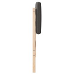 Tête de lit capitonnée Brun et gris foncé 75 cm Pin massif 626794626794