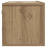 Meuble TV mural chêne artisanal 80x30x30 cm bois d'ingénierie 626796626796