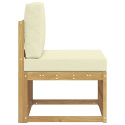 Sofa de milieu extérieur Bois d'Acacia Massif Blanc 626797626797
