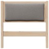 Tête de lit Autre Marron 75 cm Bois massif en pin 626798626798