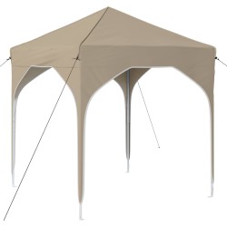 Tente de fête pop-up 194 x 194 x 245 cm Crème 626800626800