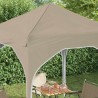 Tente de fête pop-up 194 x 194 x 245 cm Crème 626800626800