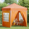 Tente de fête pop-up 195 x 195 x 245 cm Orange Tissu Oxford 626801626801
