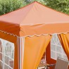 Tente de fête pop-up 195 x 195 x 245 cm Orange Tissu Oxford 626801626801
