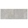 Meubles TV 2 pcs gris béton 80x30x30 cm bois d'ingénierie 626807626807