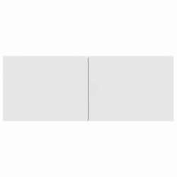 Meubles TV 2 pcs blanc 80x30x30 cm bois d'ingénierie 626808626808