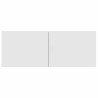Meubles TV 2 pcs blanc 80x30x30 cm bois d'ingénierie 626808626808