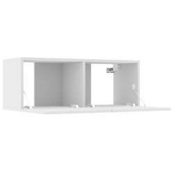 Meubles TV 2 pcs blanc 80x30x30 cm bois d'ingénierie 626808626808