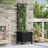 Porte-plante de jardin avec irrigation et roues Noir PP 626809626809