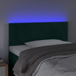 Tête de lit à LED Vert foncé 80x5x78/88 cm Velours 626814626814