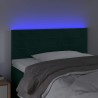 Tête de lit à LED Vert foncé 80x5x78/88 cm Velours 626814626814