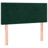 Tête de lit à LED Vert foncé 80x5x78/88 cm Velours 626814626814