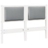 Tête de lit Autre Blanc 135 cm Bois massif en pin 626815626815