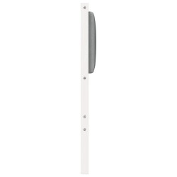 Tête de lit Autre Blanc 135 cm Bois massif en pin 626815626815