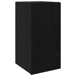 Meuble TV mural Chêne noir 30,5 x 30 x 60 cm Bois d'ingénierie 626816626816