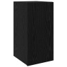 Meuble TV mural Chêne noir 30,5 x 30 x 60 cm Bois d'ingénierie 626816626816
