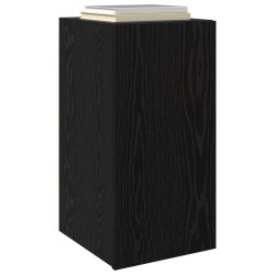 Meuble TV mural Chêne noir 30,5 x 30 x 60 cm Bois d'ingénierie 626816626816