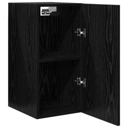 Meuble TV mural Chêne noir 30,5 x 30 x 60 cm Bois d'ingénierie 626816626816