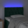 Tête de lit à LED Vert foncé 80x7x78/88 cm Velours 626818626818