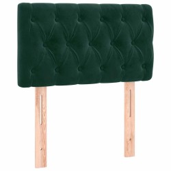 Tête de lit à LED Vert foncé 80x7x78/88 cm Velours 626818626818