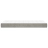 Matelas de lit à ressorts ensachés fermeté moyenne Gris clair 90x190x20 cm 626822626822