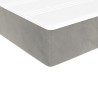 Matelas de lit à ressorts ensachés fermeté moyenne Gris clair 90x190x20 cm 626822626822