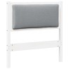 Tête de lit Autre Blanc 80 cm Bois massif en pin 626825626825