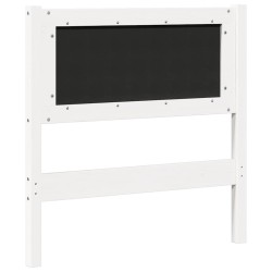 Tête de lit Autre Blanc 80 cm Bois massif en pin 626825626825