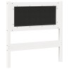 Tête de lit Autre Blanc 80 cm Bois massif en pin 626825626825