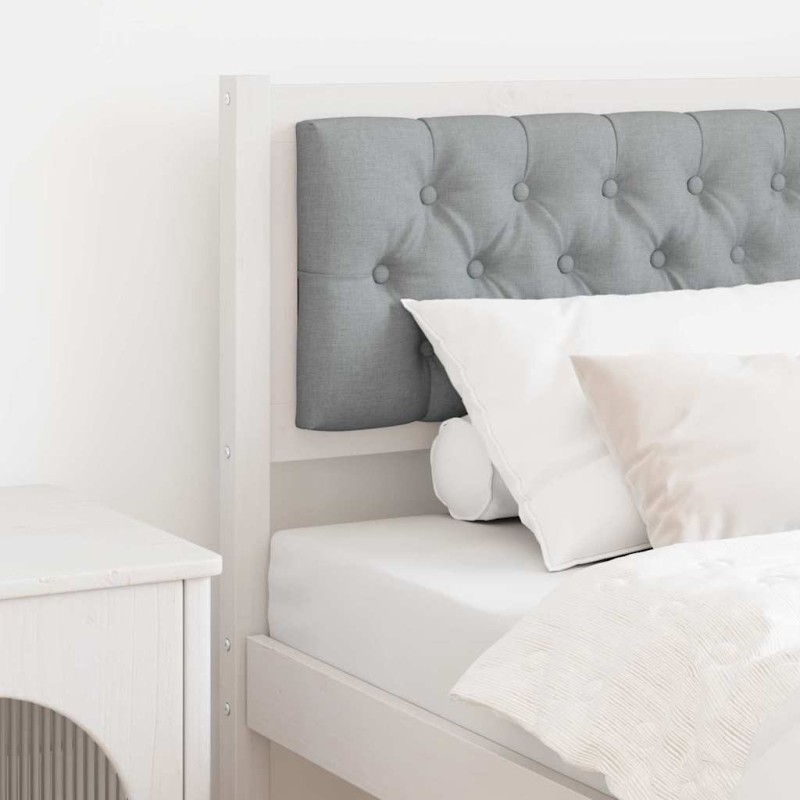 Tête de lit Autre Blanc et gris clair 80 cm Bois massif en pin 626826626826