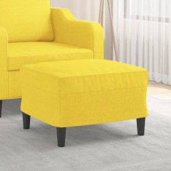 Repose-pied Jaune clair 60x50x41 cm Tissu 626827626827