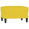 Repose-pied Jaune clair 60x50x41 cm Tissu 626827626827