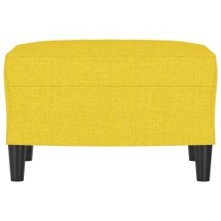 Repose-pied Jaune clair 60x50x41 cm Tissu 626827626827