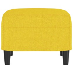 Repose-pied Jaune clair 60x50x41 cm Tissu 626827626827