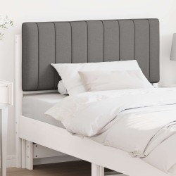 Tête de lit capitonnée Blanc et gris clair 100 cm Pin massif 626828626828