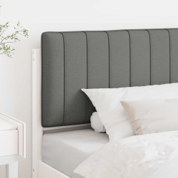 Tête de lit capitonnée Blanc et gris clair 100 cm Pin massif 626828626828